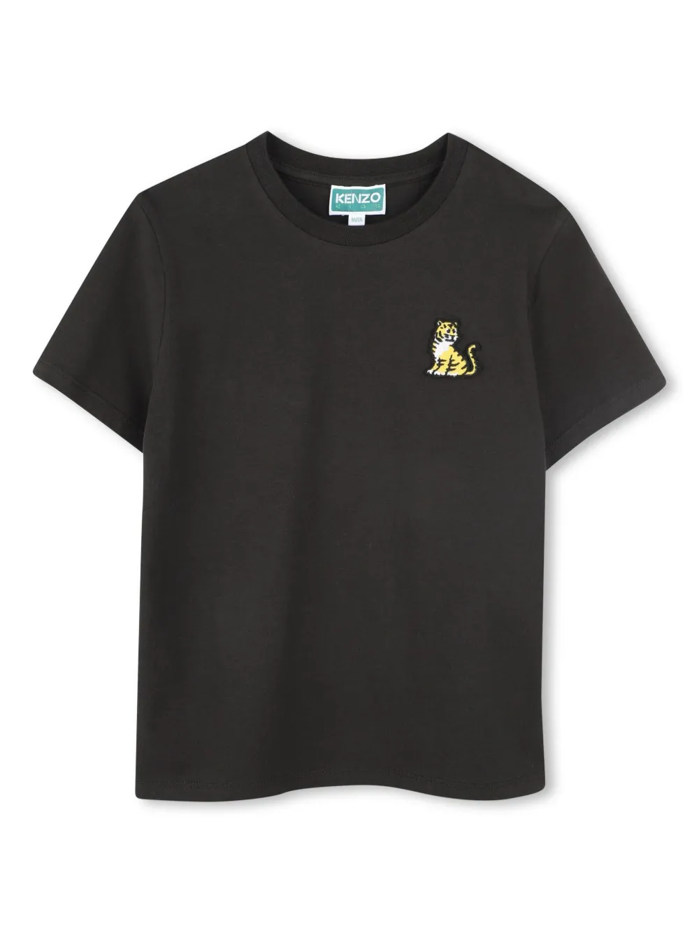 Kenzo Kids T-shirt met logoprint Blauw