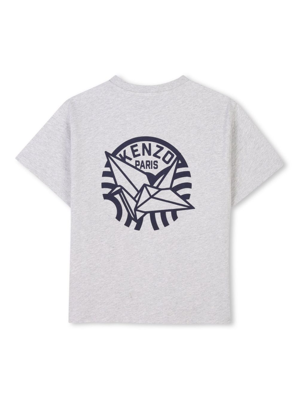 Kenzo Kids T-shirt met logoprint - Grijs