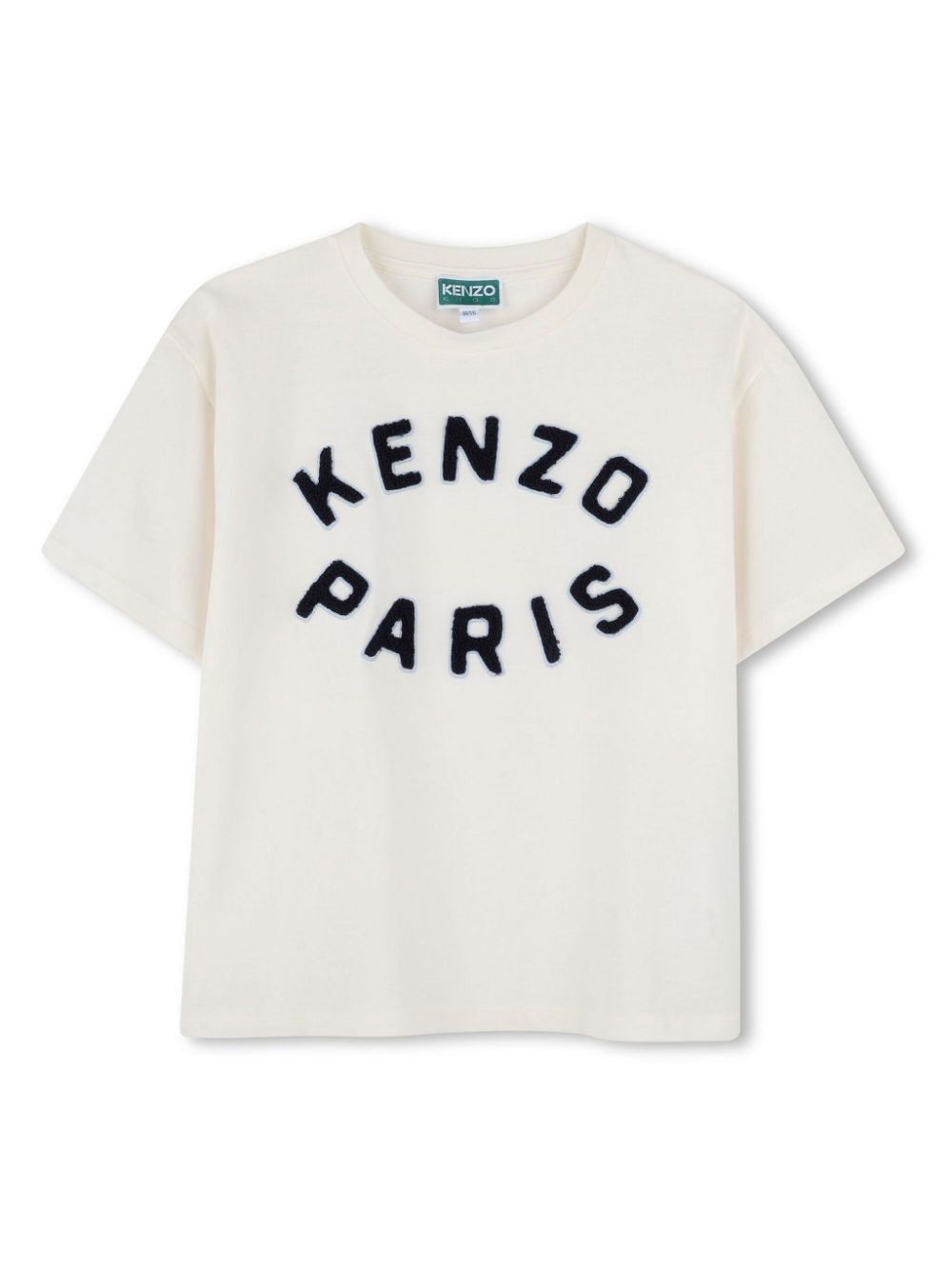 Kenzo Kids logo-embroidery T-shirt - White