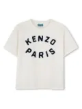 Kenzo Kids logo-embroidery T-shirt - White