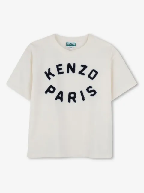 Kenzo Kids logo-embroidery T-shirt