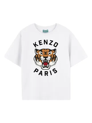 Kenzo Kids Lucky Tiger T-shirt | White | FARFETCH