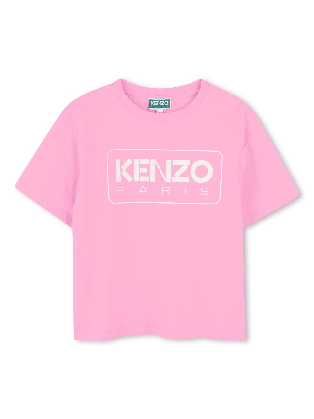 Kenzo Kids logo-print t-shirt - Pink