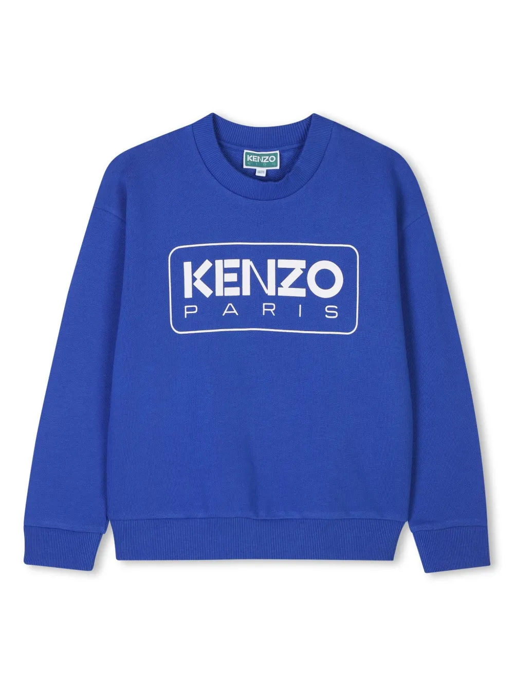 Kenzo Kids Sweater met logoprint Blauw