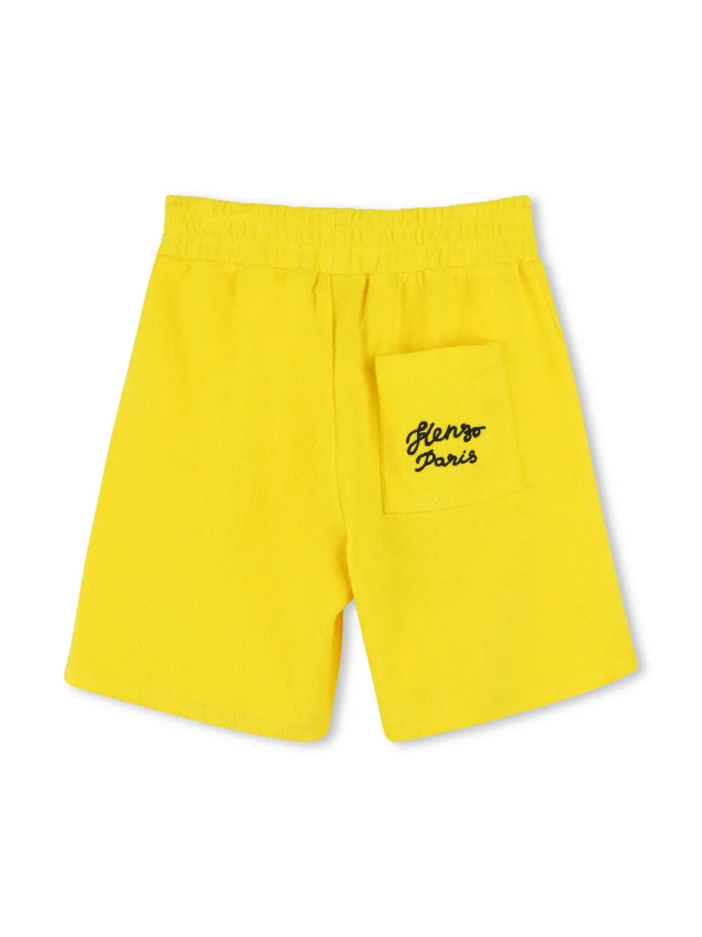 Kenzo Kids Trainingsshorts met geborduurd logo - Geel