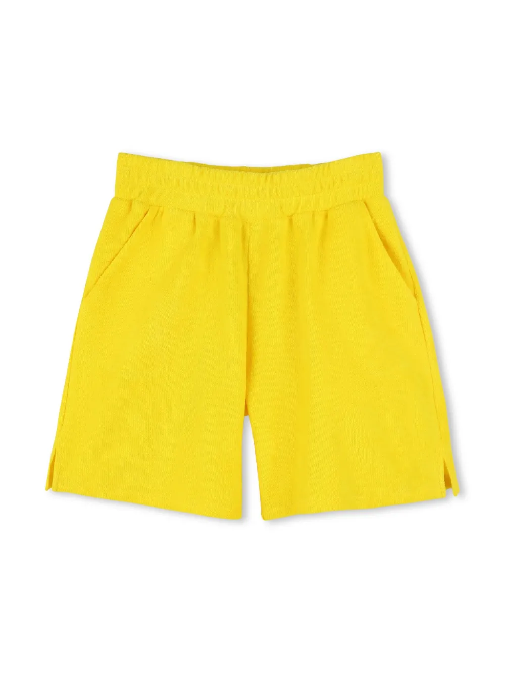 Kenzo Kids Trainingsshorts met geborduurd logo Geel