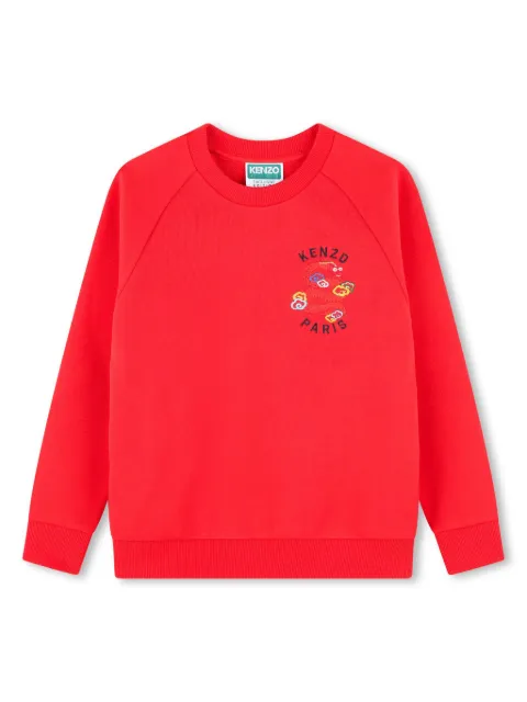 Kenzo Kids logo-embroidery sweatshirt
