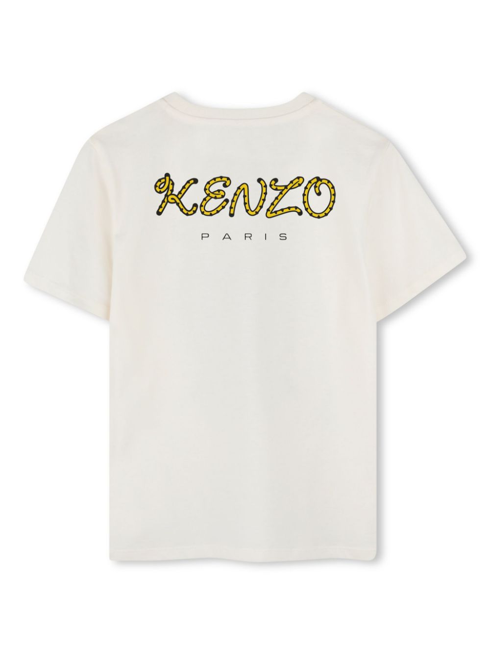 Kenzo Kids embroidered-motif T-shirt - White