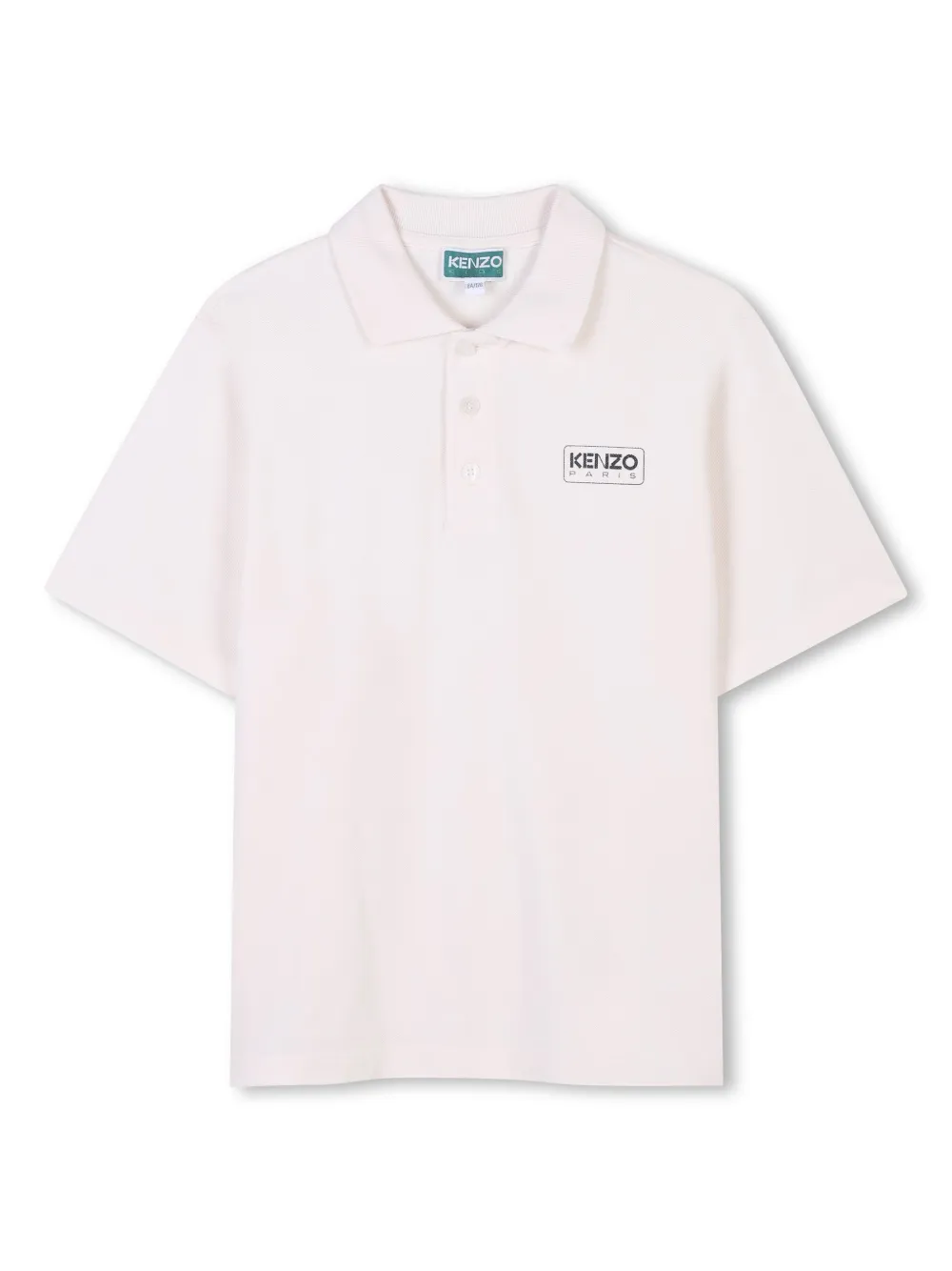 Image 1 of Kenzo Kids Camisa polo com logo