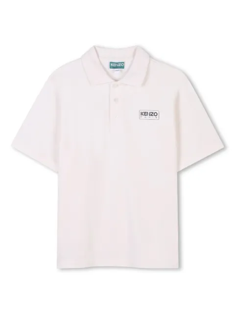 Kenzo Kids Camisa polo com logo