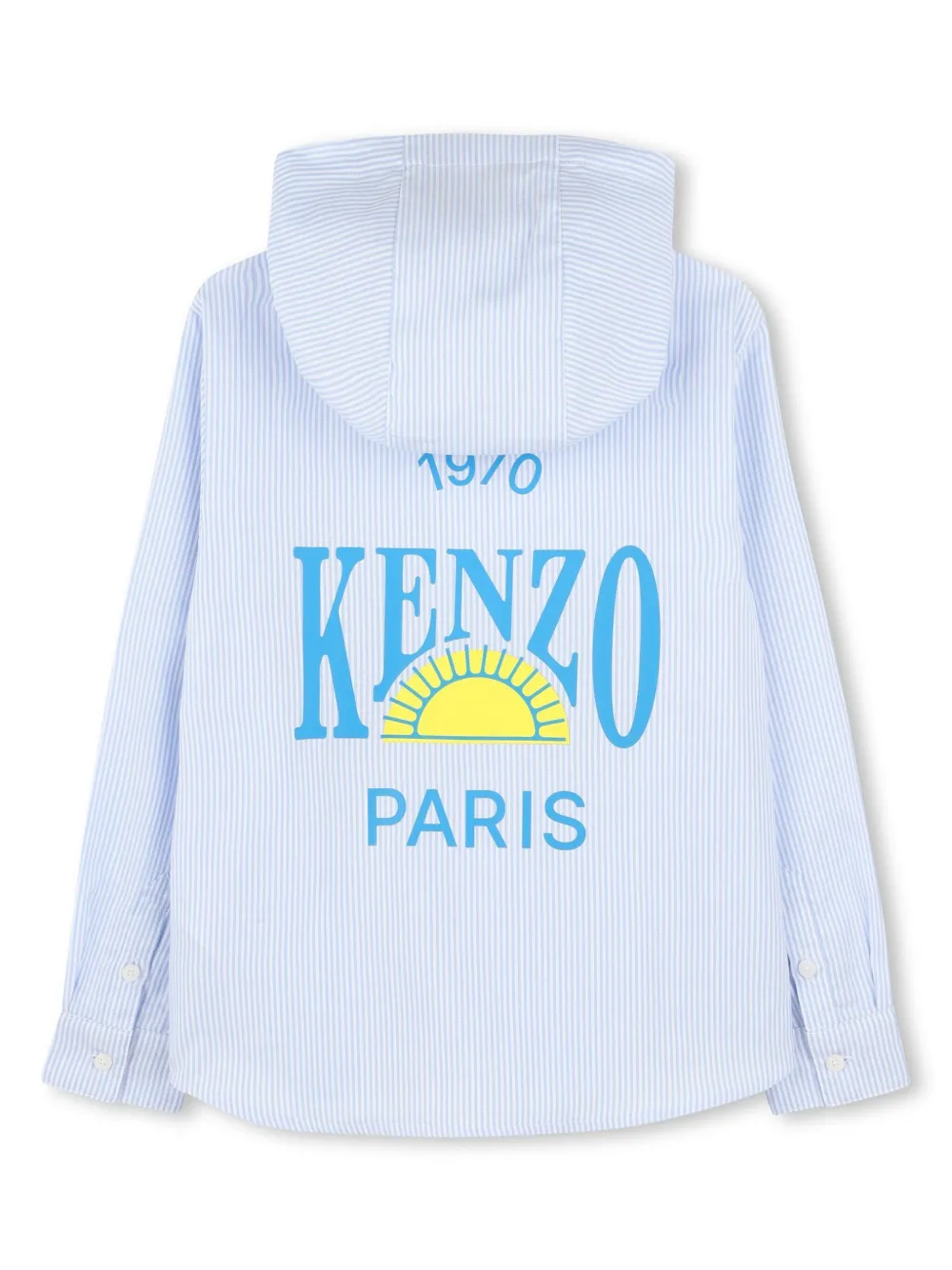 Kenzo Kids Shirt met capuchon - Blauw