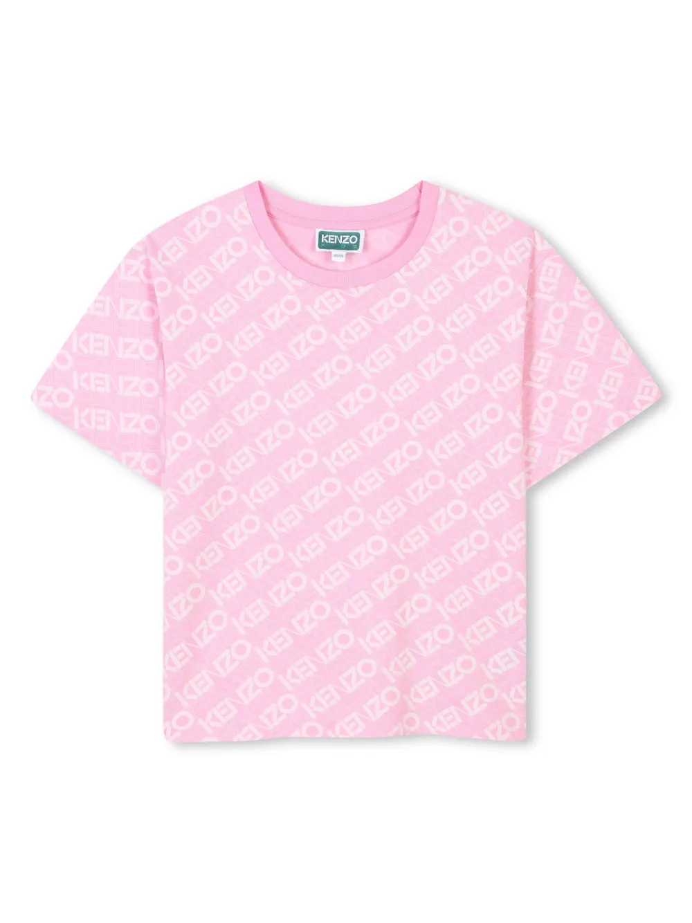 Kenzo Kids ロゴ Tシャツ - ピンク Kenzo Kids ロゴ Tシャツ - ピンク