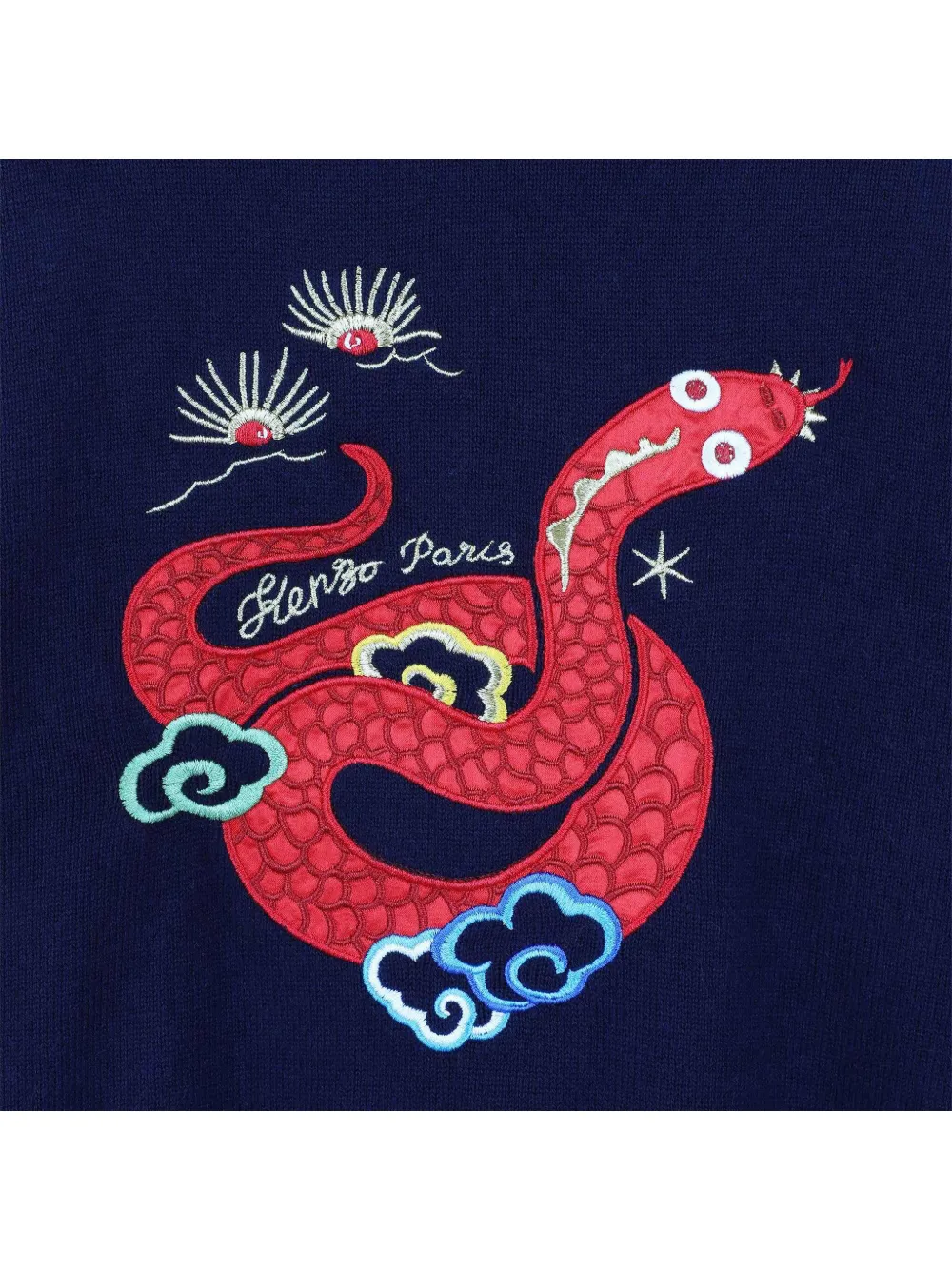 Kenzo Kids Trui met colourblocking Blauw