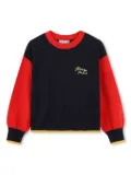 Kenzo Kids colour-block sweater - Blue