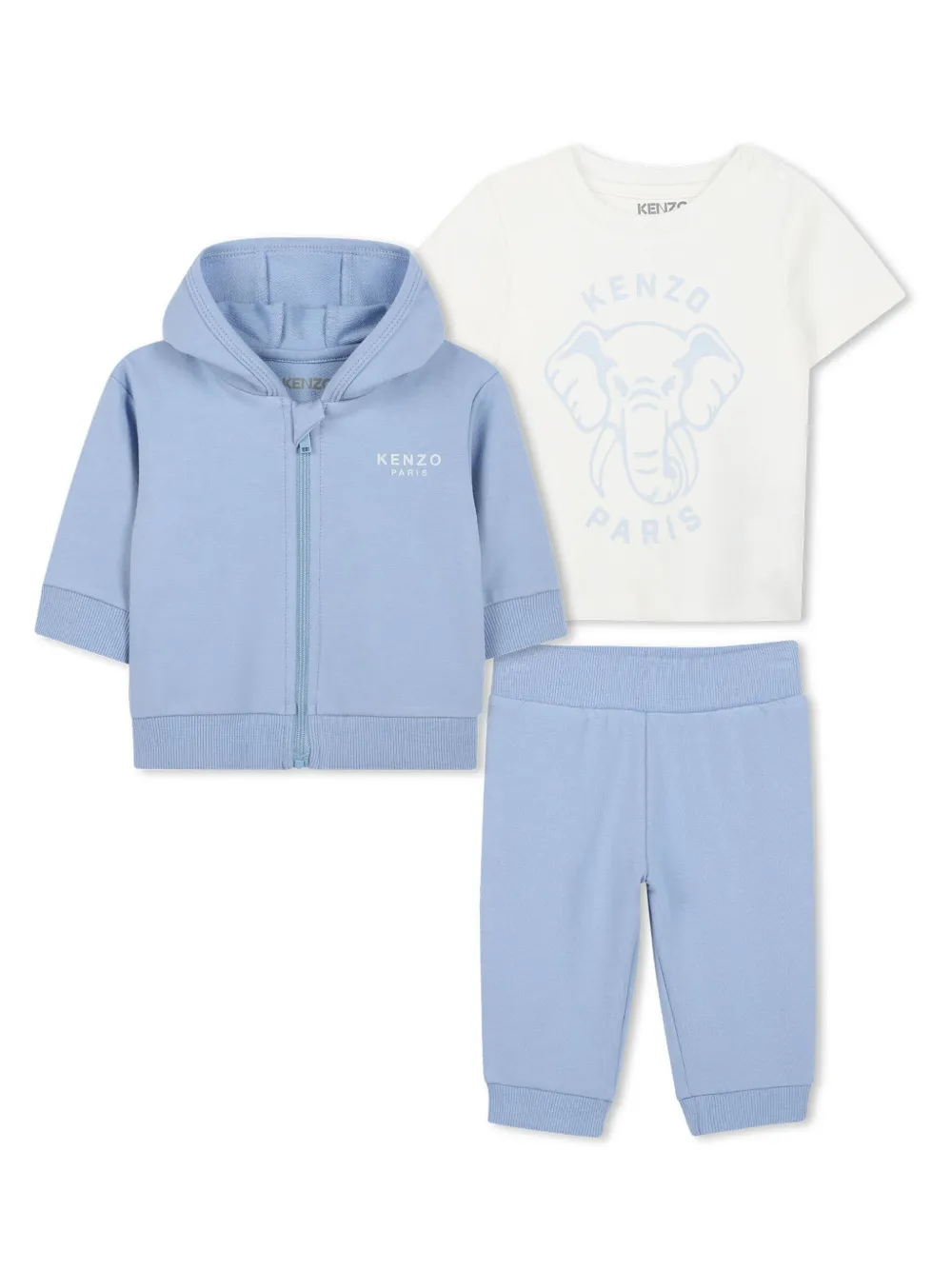 Kenzo Kids Trainingspak met logoprint Blauw