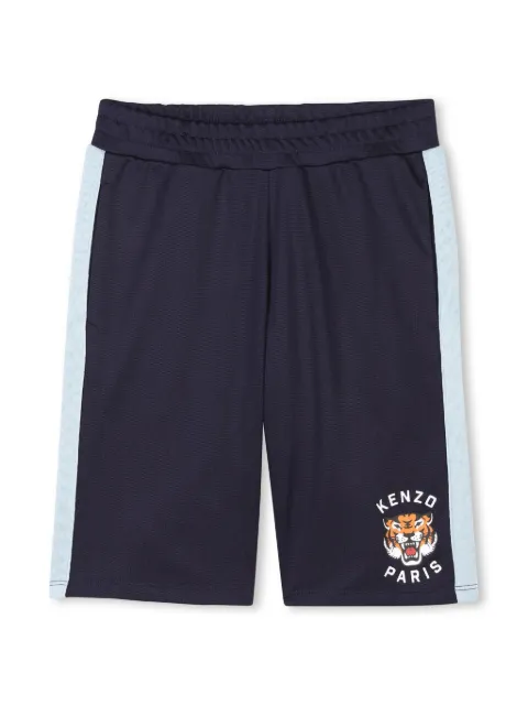 Kenzo Kids Tiger Head-print shorts