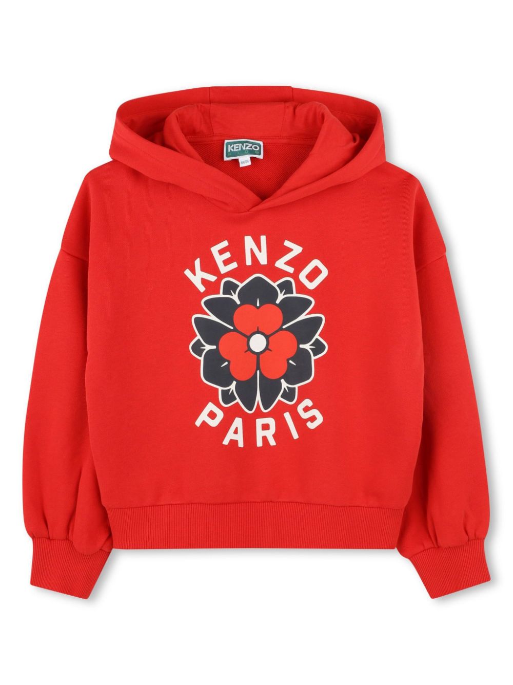 Kenzo Kids Katoenen hoodie Rood