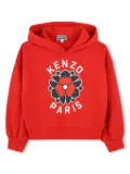 Kenzo Kids cotton hoodie - Red