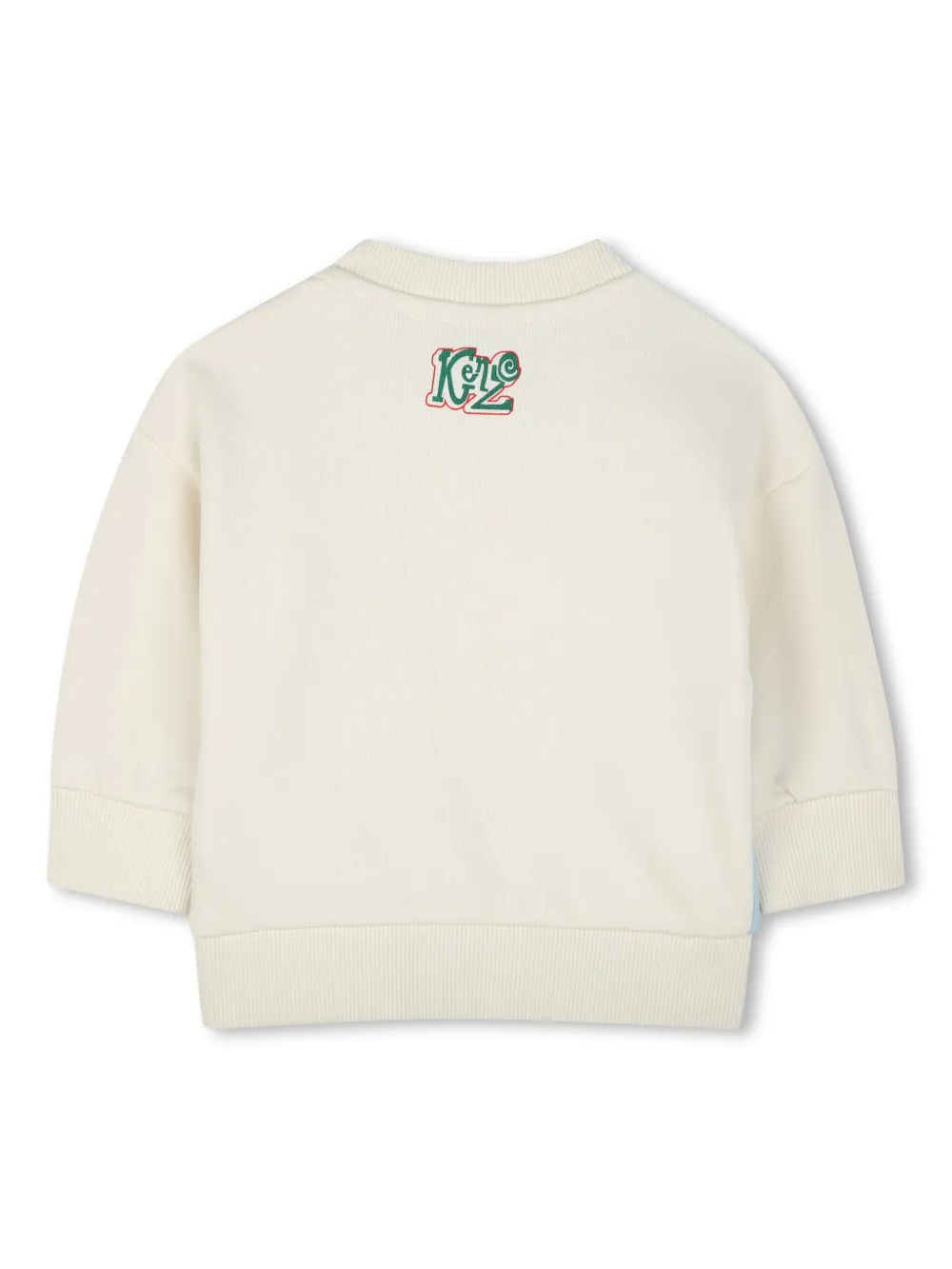 Kenzo Kids printed sweatshirt - Neutrals