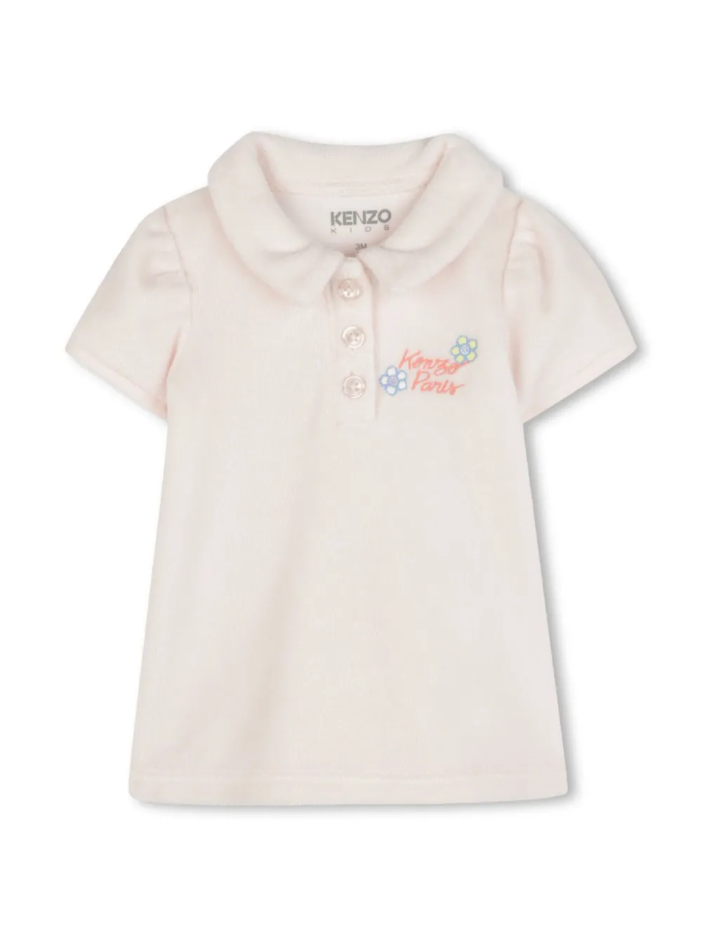 Kenzo Kids Jurk met logoprint Roze