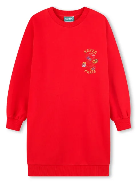 Kenzo Kids logo-embroidered dress