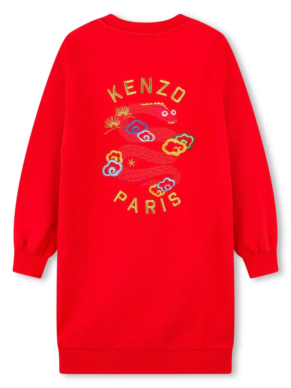 Kenzo Kids logo-embroidered dress | Girls Casual Dresses | Image 2