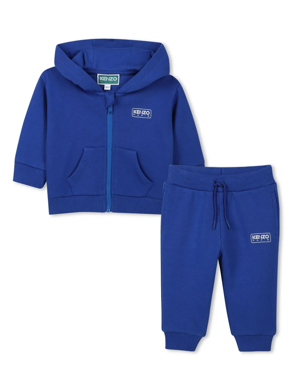 Kenzo Kids Tuta sportiva con stampa | blu | Image 1