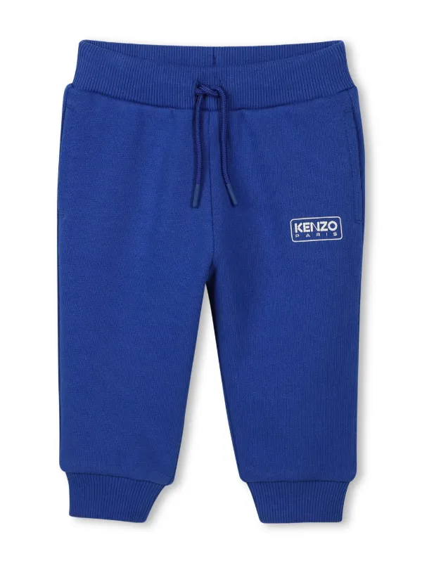 Kenzo Kids logo-print Tracksuit Set | Blue | FARFETCH