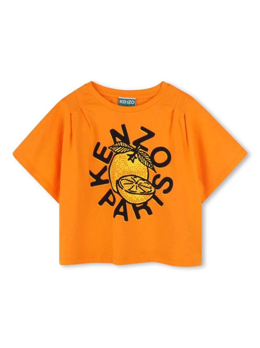 Kenzo Kids T-shirt van biologisch katoen Oranje