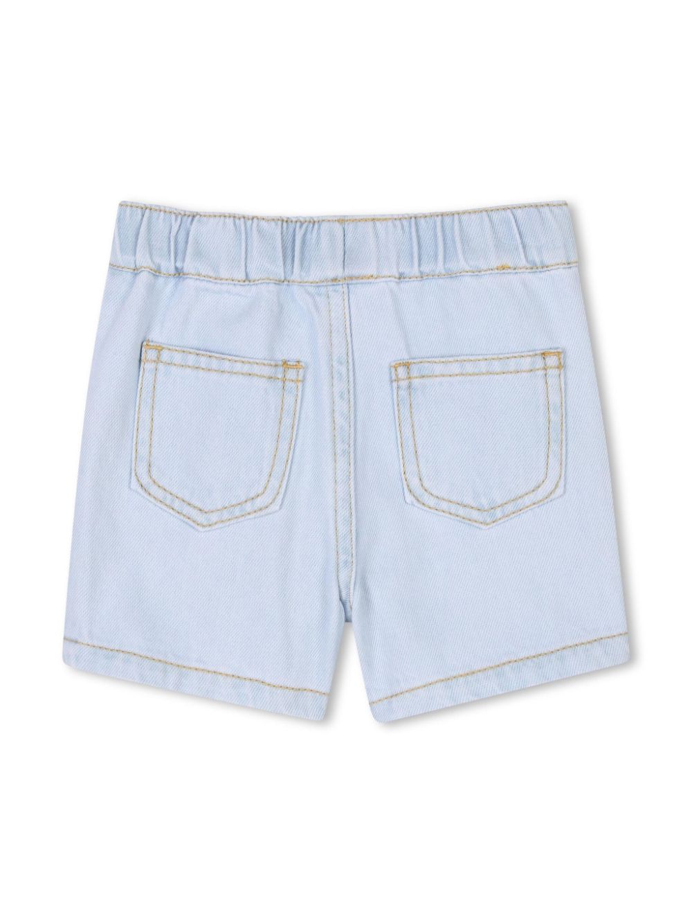 Kenzo Kids Spijkershorts met logo - Blauw