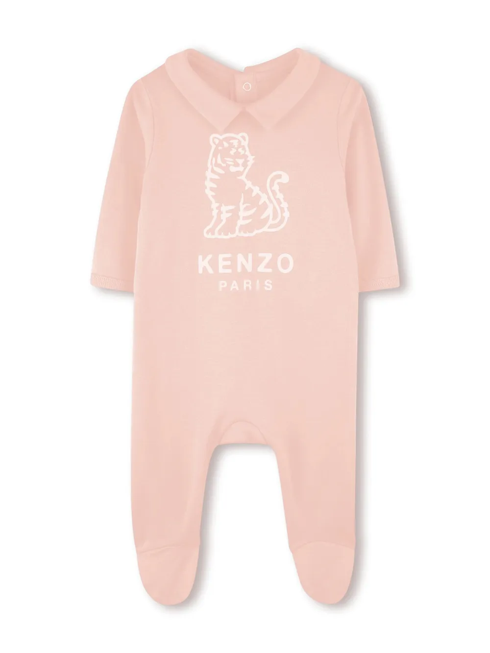 Kenzo Kids Twee pyjama's met tijgerprint Roze