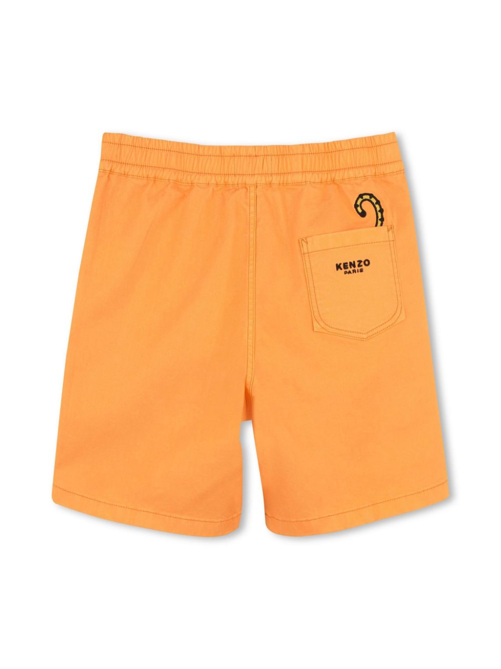 Kenzo Kids Shorts met geborduurd logo - Oranje