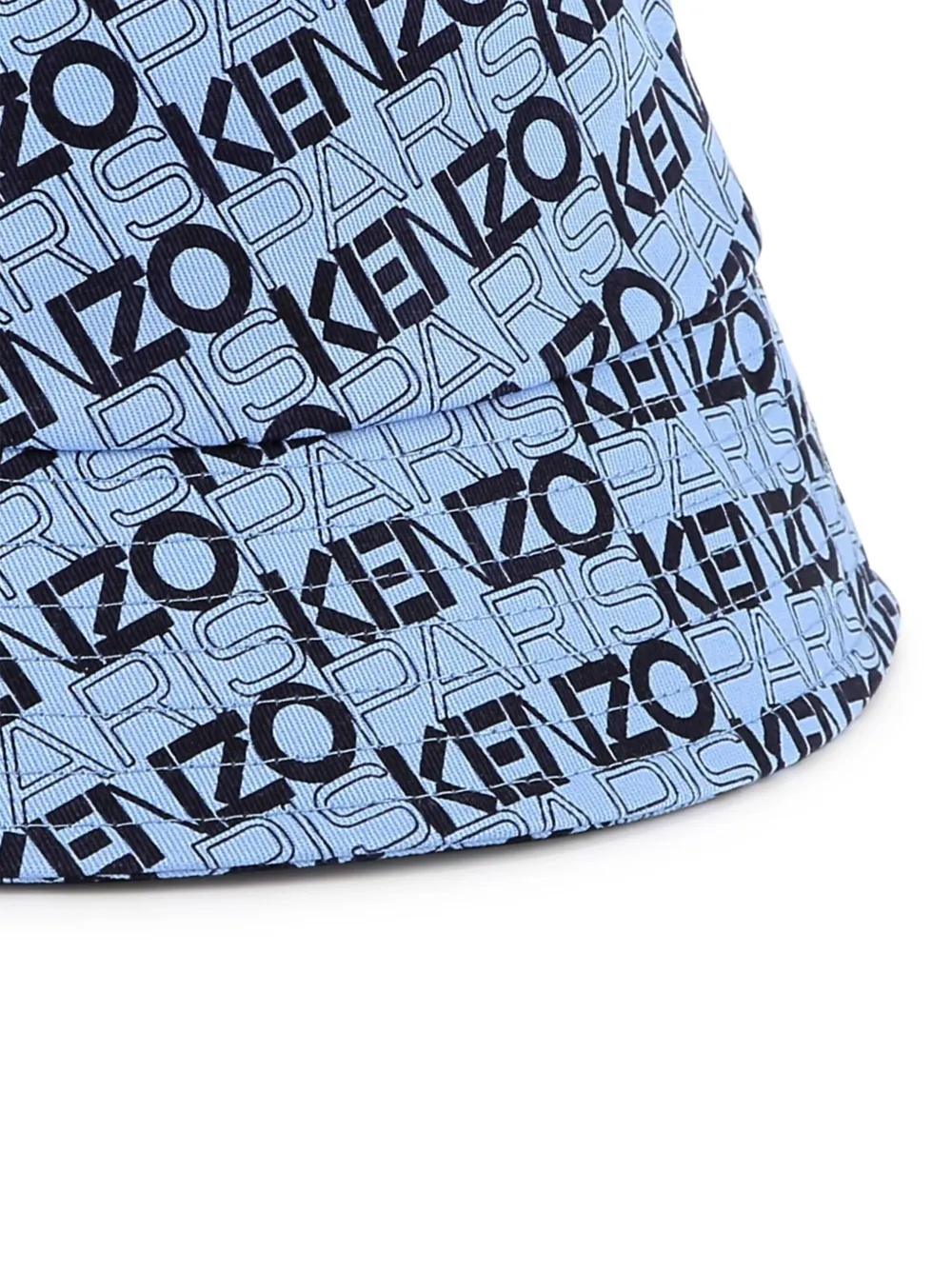 KENZO ALL-OVER LOGO PRINT BUCKET HAT