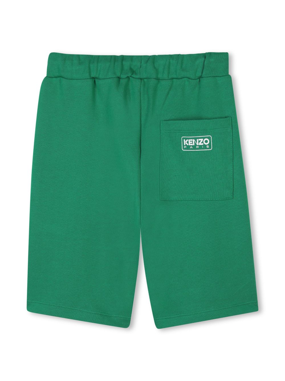 Kenzo Kids Katoenen trainingsshorts - Groen