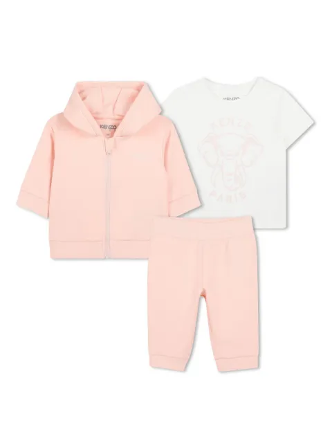 Kenzo Kids logo-print tracksuit set