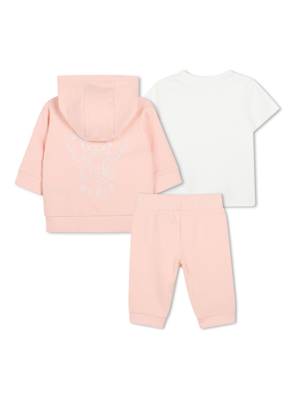 Kenzo Kids Trainingspak met logoprint - Roze