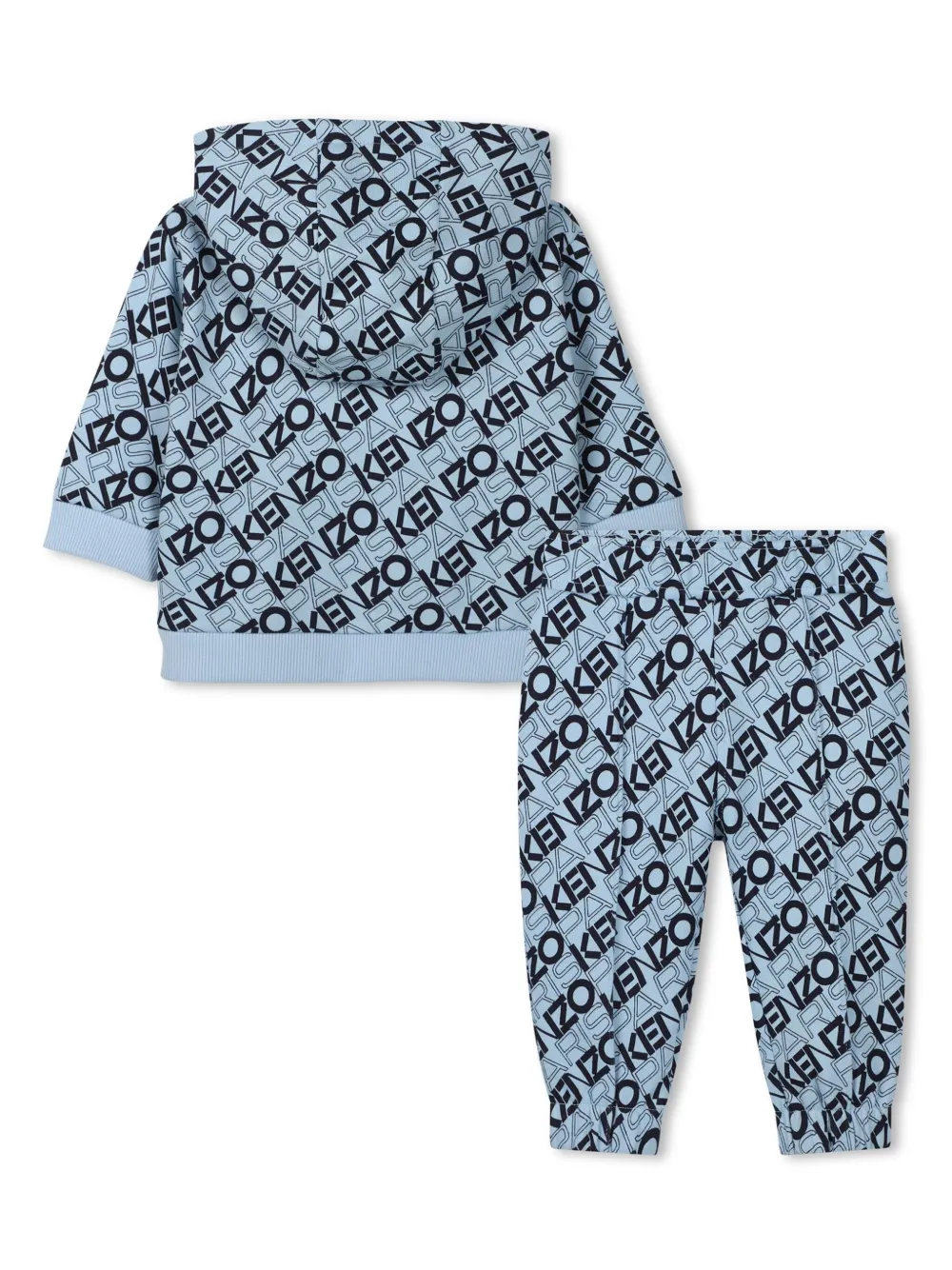 Kenzo Kids Trainingspak met logoprint - Blauw