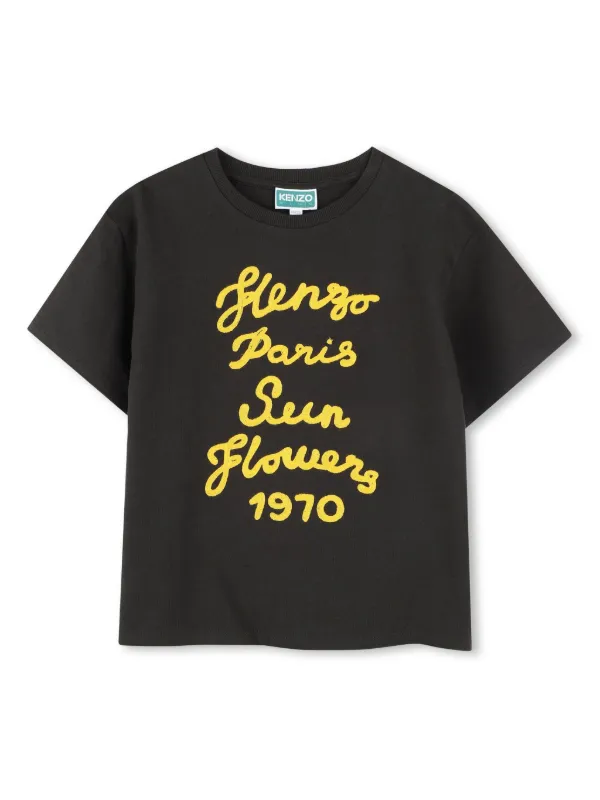 Kenzo Kids logo-print T-shirt | Blue | FARFETCH