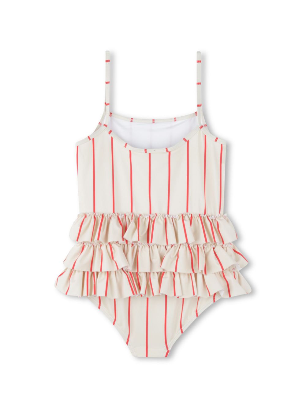 Kenzo Kids striped swimsuit - Neutrals