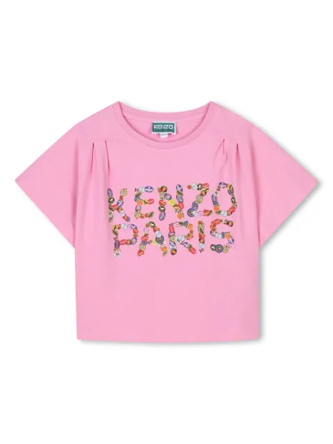 Kenzo Kids logo-print t-shirt 