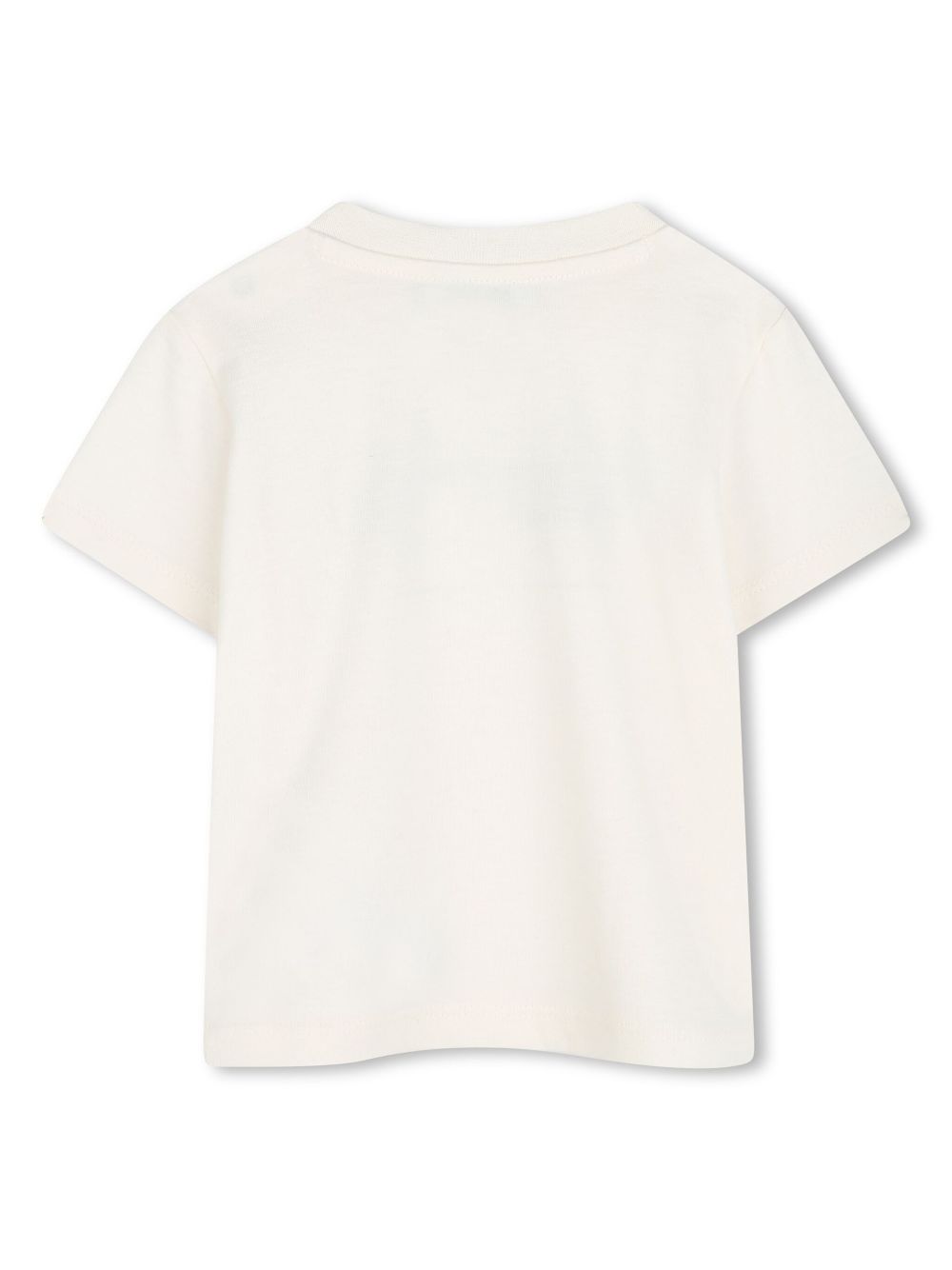 Kenzo Kids T-shirt met grafische print - Beige