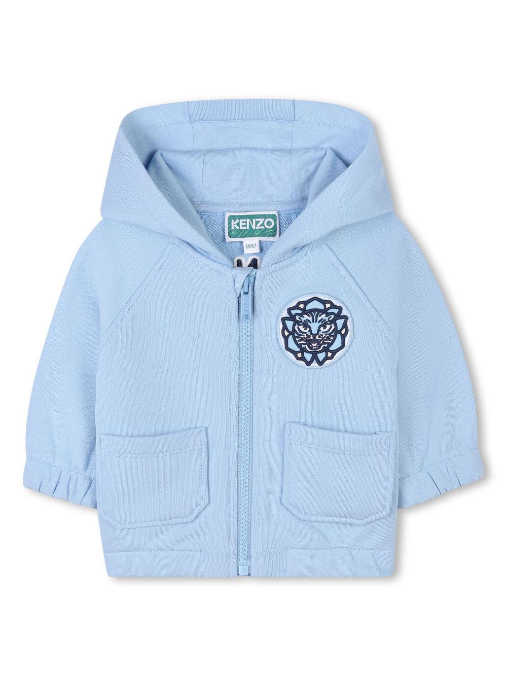 Kenzo Kids Katoenen hoodie Blauw