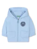 Kenzo Kids cotton hoodie - Blue