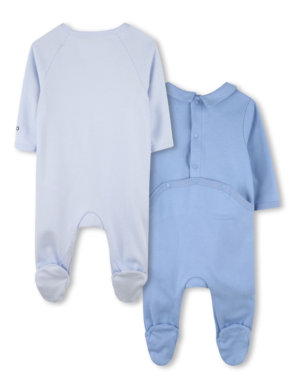 Kenzo Kids Twee pyjama's met tijgerprint - Blauw