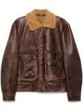 Salvatore Santoro leather jacket - Brown