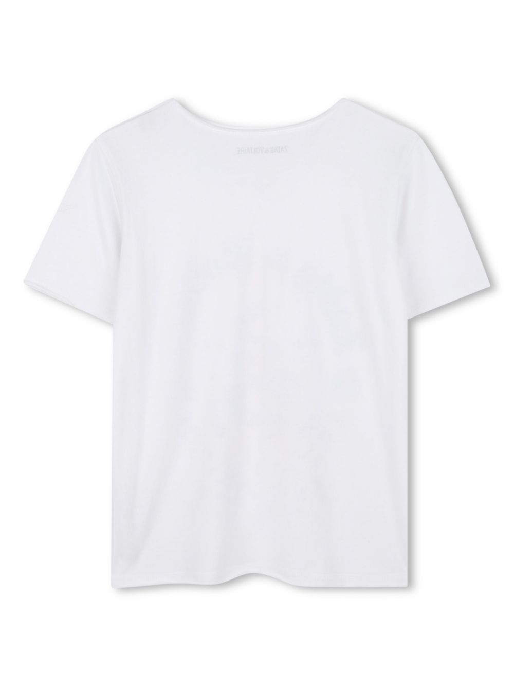 Zadig & Voltaire Kids T-shirt met logoprint - Wit