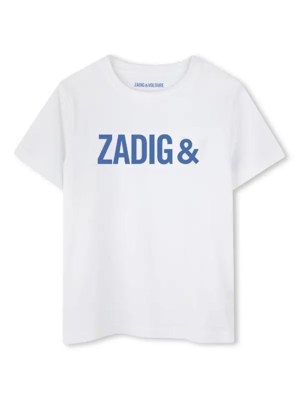 Zadig Voltaire Kids logo-print T-shirt White FARFETCH BH