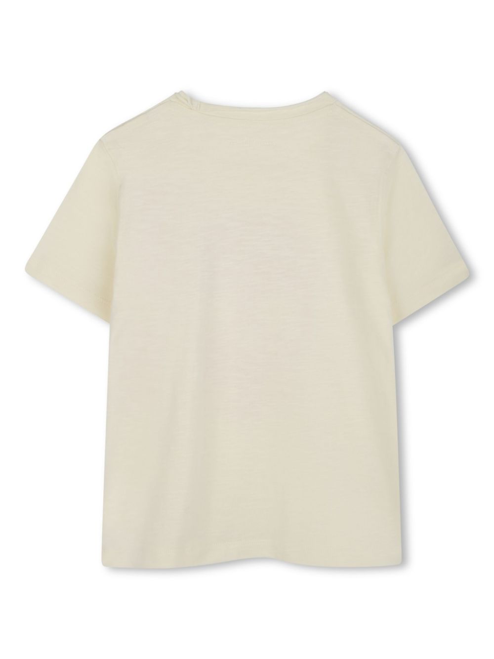 Zadig & Voltaire Kids T-shirt met logoprint - Beige