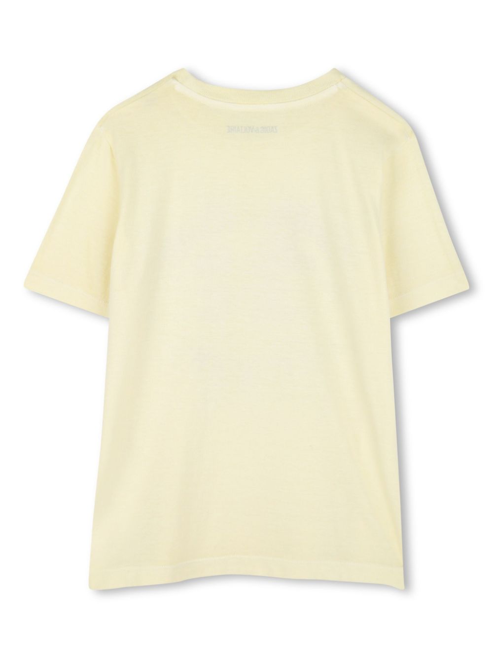 Zadig & Voltaire Kids T-shirt met logoprint - Geel