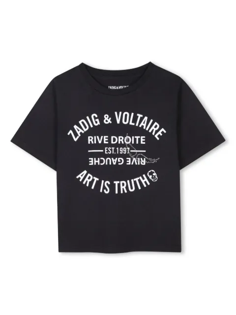Zadig & Voltaire Kids logo-print T-shirt